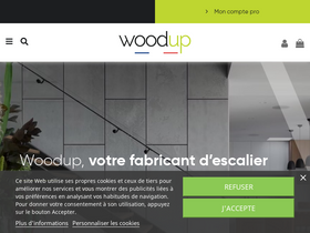 'woodup.fr' screenshot