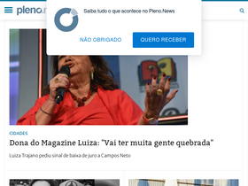 'pleno.news' screenshot