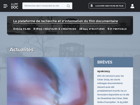 'film-documentaire.fr' screenshot
