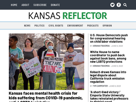 'kansasreflector.com' screenshot