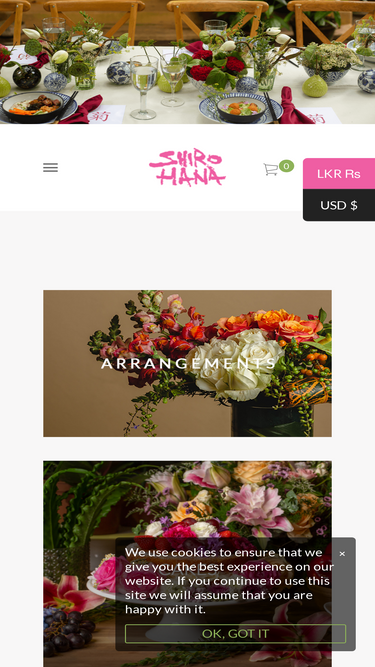 shirohanaflowers.com