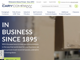 'thecarycompany.com' screenshot