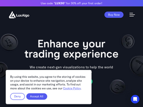 'luxalgo.com' screenshot