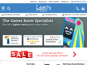 'libertygames.co.uk' screenshot
