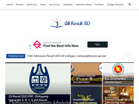 'allresultbd.com' screenshot