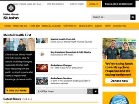 'stjohn.org.nz' screenshot