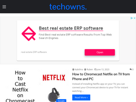 'techowns.com' screenshot
