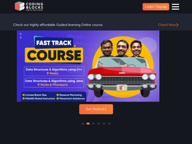 'codingblocks.com' screenshot