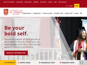 'absn.stthom.edu' screenshot