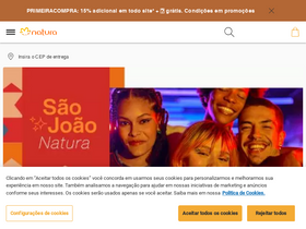 'natura.com.br' screenshot