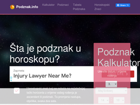 'podznak.info' screenshot