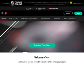 'pokerstarsmi.com' screenshot