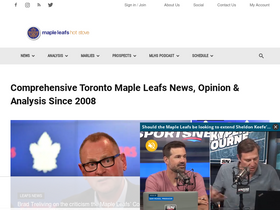 'mapleleafshotstove.com' screenshot