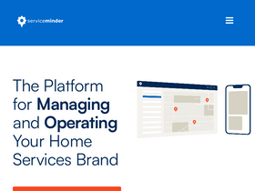 'serviceminder.io' screenshot