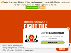 'clrbrands.com' screenshot