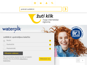 'zutiklik.hr' screenshot