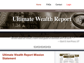 'ultimatewealthreport.com' screenshot