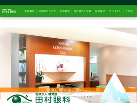 'eye-tamura.com' screenshot