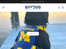 Bay Dog Online - The Hog Hunting Ezine homepage screenshot