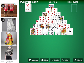 'solitaire-pyramid.com' screenshot