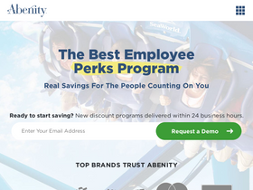 'abenity.com' screenshot