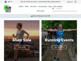 'runnorthwest.co.uk' screenshot
