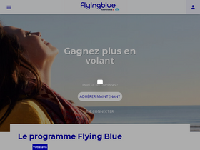'flyingblue.fr' screenshot
