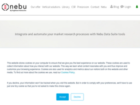'nebu.com' screenshot