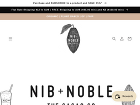 nibandnoble.com homepage screenshot