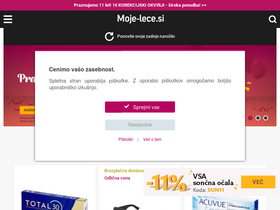 'moje-lece.si' screenshot