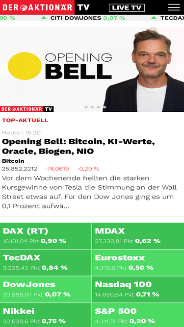 deraktionaer.tv
