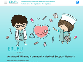 'erufucare.com' screenshot