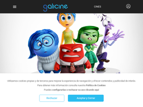 'galicine.es' screenshot