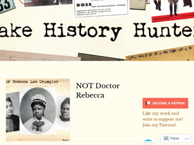 'fakehistoryhunter.net' screenshot