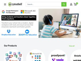 crypticshell.com homepage screenshot