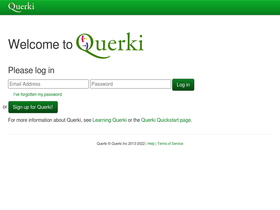 'querki.net' screenshot