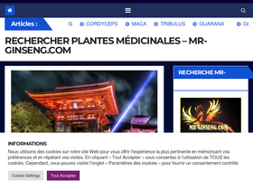 'mr-ginseng.com' screenshot