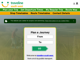 'travelinesw.com' screenshot
