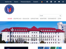 'umfcv.ro' screenshot