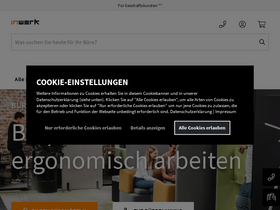 'inwerk-bueromoebel.de' screenshot