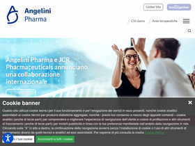 'angelinipharma.it' screenshot