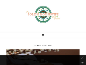 'polishhousewife.com' screenshot