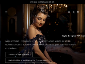 kayladouglasartistry.com homepage screenshot