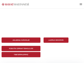 'ozelhayathastanesi.com.tr' screenshot