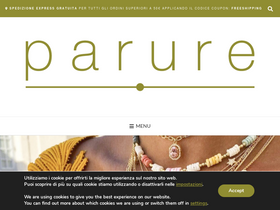 Parurecollection homepage screenshot