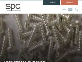 'sharrettsplating.com' screenshot