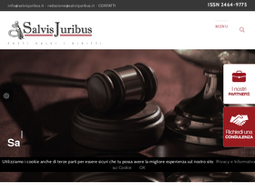 'salvisjuribus.it' screenshot