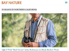 'baynature.org' screenshot