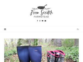 'fromscratchfarmstead.com' screenshot