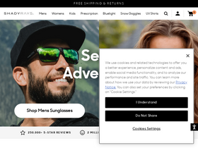 'shadyrays.com' screenshot